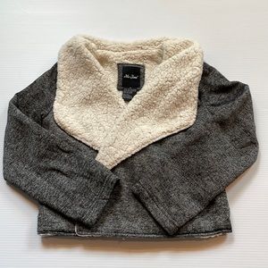 Me Jane Gray & off white Sherpa lined jacket.  Girls size 14